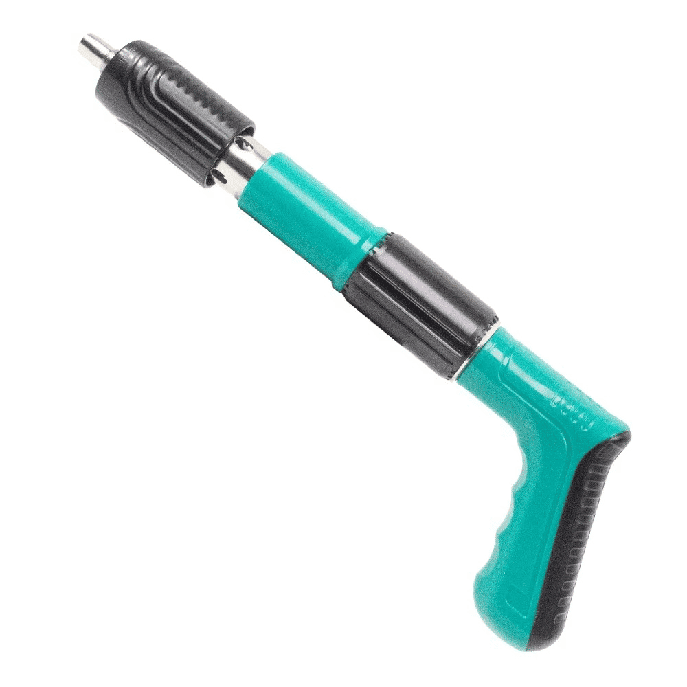Green variation of Mini Handheld Nail Gun – sleek design for precision nailing in household projects