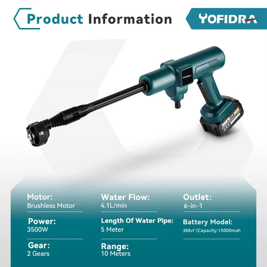 Brushless Electric High Pressure Water Gun