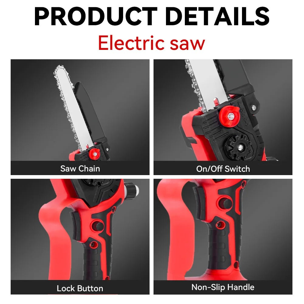 8-Inch Brushless Telescopic Pole Electric Chainsaw