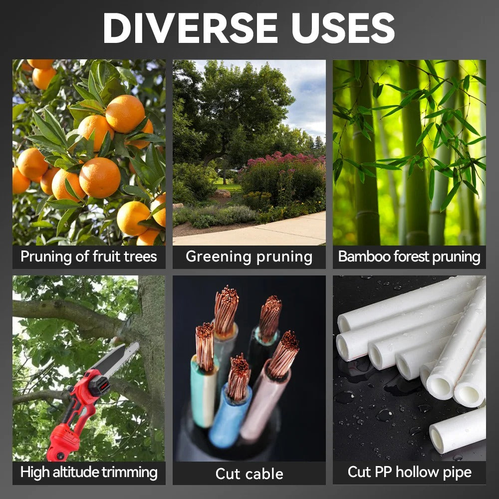 8-Inch Brushless Telescopic Pole Electric Chainsaw